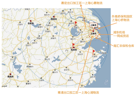 上海及周邊地區(qū)