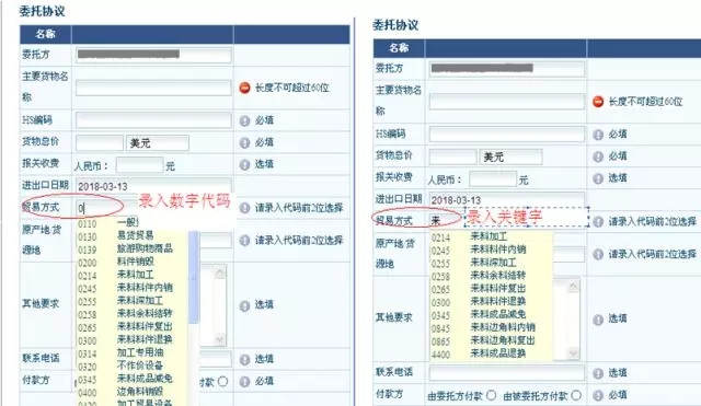 代理報(bào)關(guān)委托